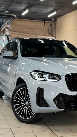 BMW X4 - бронирование кузова, замена решетки, оклейка крыши и спойлера, покраска плавника