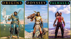 Assassin s Creed Origins vs AC Odyssey vs AC Valhalla - Какая игра лучше