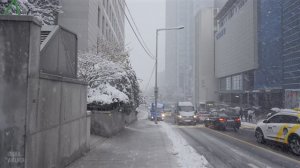 Seoul City is Frozen in One Day! ｜ Snowy Walk Korea