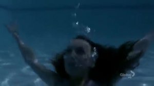 Harper's Island - Trish (Katie Cassidy) trapped under pool cover, SAVED by man UNCONSCIOUS, CPR
