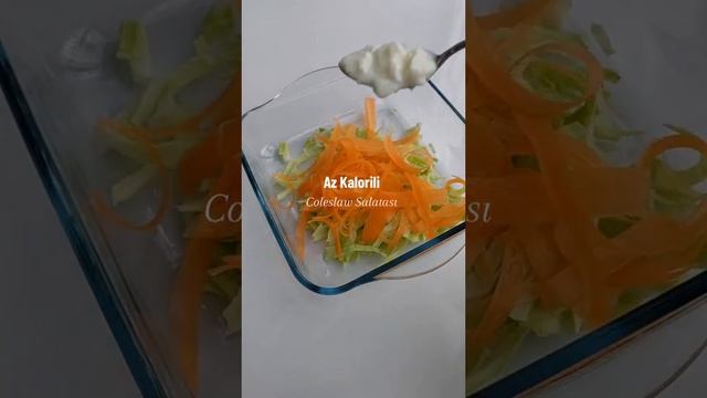 Düşük Kalorili Coleslaw Salata 💘