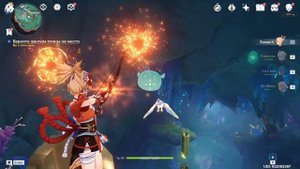 Восстановление золотого пути 2 ➤ Верните фантом птицы на место Genshin impact 4.6