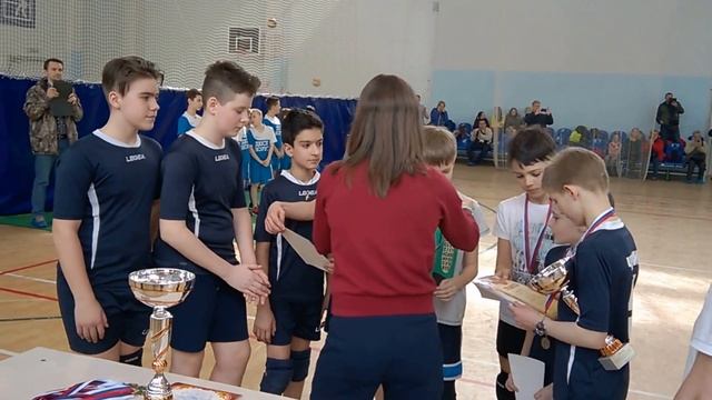 Награждение первенства ДЮСШ НОРУС по волейболу 15.04.2017