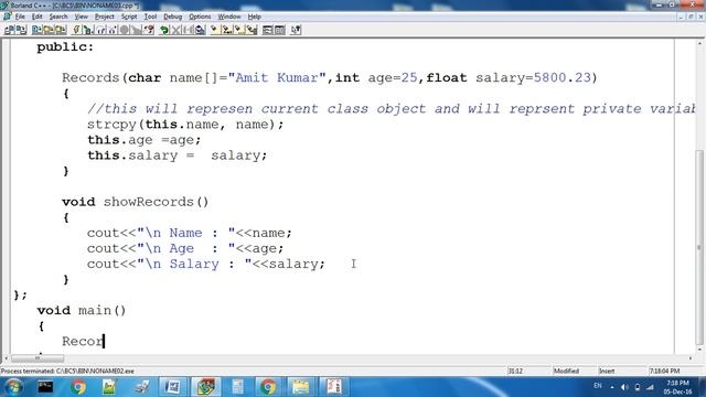 Constructor With Default Argument In C++