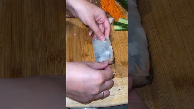 Спринг роллы с курицей 🍣