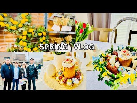 Spring VLOG 🌺Зустріли Великодень 🐇Освятили паску 🐣Покупки у TJ maxx і Sephora 🛍️