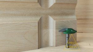 Фасонная фреза для филенки и декорирования Алмаз 2404 D40. Фрезы для ручного фрезера и станков ЧПУ