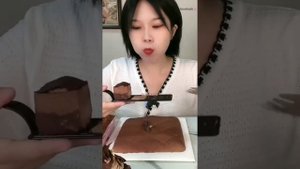 ASMR Eating Chocolate Mousse Cake🍫Mukbang Dessert || Your favorite Show Kwai ASMR🔥 Sweettastic #asm
