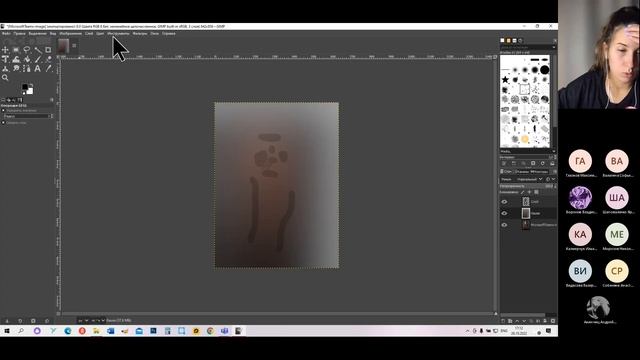 Урок 8. Ретушь портрета в Gimp