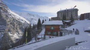 ❄ MÜRREN ❄ Очаровательная альпийская зимняя деревня ❄️ Швейцария ❄️  [8K-4320p - исходник] ❄️ 4К UHD