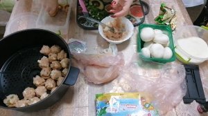 Бублики и фарш с сыром. Приготовте блюдо детства. Попросят ещё. Грибы и фарш в аэрогриле😋🤗