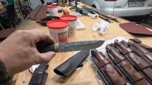 Восстановление и заточка ножа. До и после. Магазин Боевой Варяг.