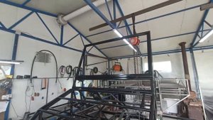 Рама вездехода, переломка, косынки, усиление рамы, покраска. Toyota 1nz