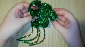 НЕВЕРОЯТНО КРАСИВЫЙ НОВОГОДНИЙ ШАР/ИЗ СИНЕЛЬНОЙ ПРОВОЛОКИ/СВОИМИ РУКАМИ