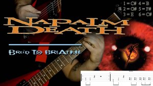 Napalm Death - Breed To Breathe (guitar cover playthrough tabs)