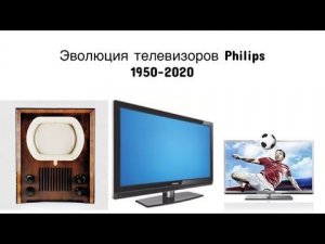 Эволюция телевизоров Philips 1950-2020