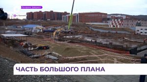 Полпред Юрий Трутнев проверил ход строительства ИНТЦ «Русский»