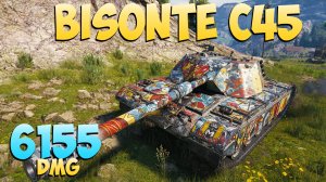 Bisonte C45 - 4 Фрагов 6.1K Урона - Физический! - Мир Танков