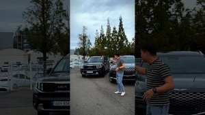 “Трёхсторонний бой между Genesis GV80, Kia Mohave и Hyundai Palisade.