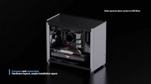 JONSBO D30 White Mini Micro ATX Computer Case, Support 240 Liquid &168 Air Cooling/355mm GPU