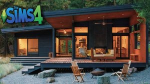 Загородный дом (строительство в симс4)#thesims4