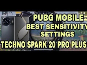 Techno Spark 20 Pro Plus full gyro PUBG mobile sensitivity settings | PUBG mobile graphics settings