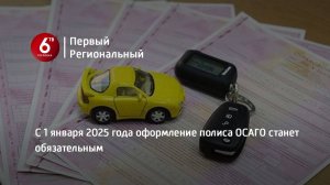 С 1 января 2025 года оформление полиса ОСАГО станет обязательным