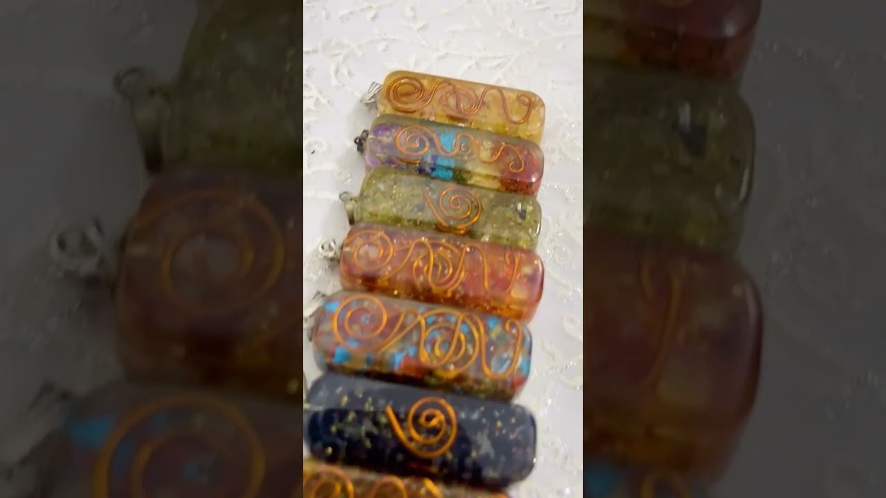 Orgonite Pendant | Orgone Chakra Healing Pendant | Emf Protection Necklace #yatskia #crystals #reik