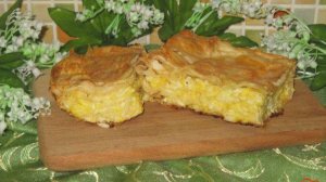 Ачма из лаваша с яйцом и сыром