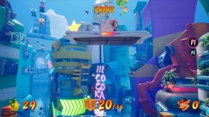 Crash Bandicoot 4: The Sn@xx Dimension - Food Run - Bonus Level, All Boxes