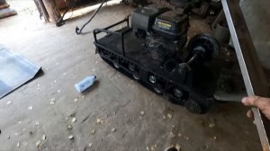 Установка гусянки на мотобуксировщик. Регулировка вариатора Сафари. Замена масла на Волжане.