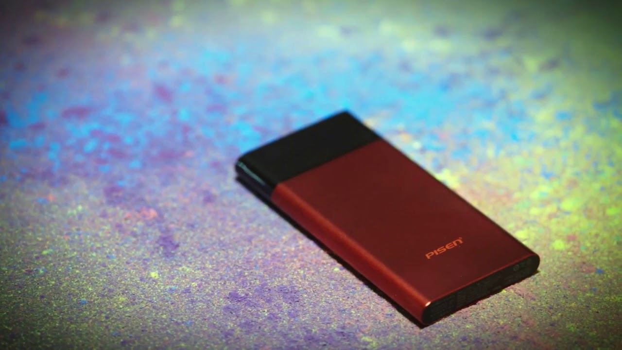 Pisen Ultrathin 10000 mAh Power Bank смотреть онлайн