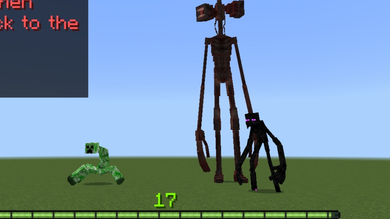 Сиреноголовый, крипер мутант и эндермен мутант против снежных монстров, Майнкравт, Влад 3777 смотреть онлайн