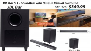 JBL Bar 5.1 - Soundbar with Built-in Virtual Surround #jbl #amazonshopping