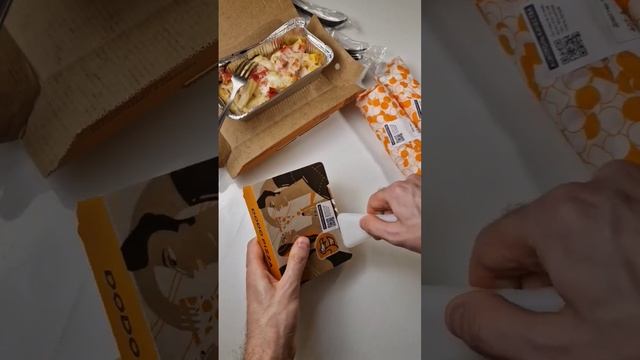 НОВАЯ ПАСТА ИЗ ДОДО С КРЕВЕТКАМИ! БЕСПЛАТНО! #обзореды #додопицца #dodopizza #распаковка #паста #ед