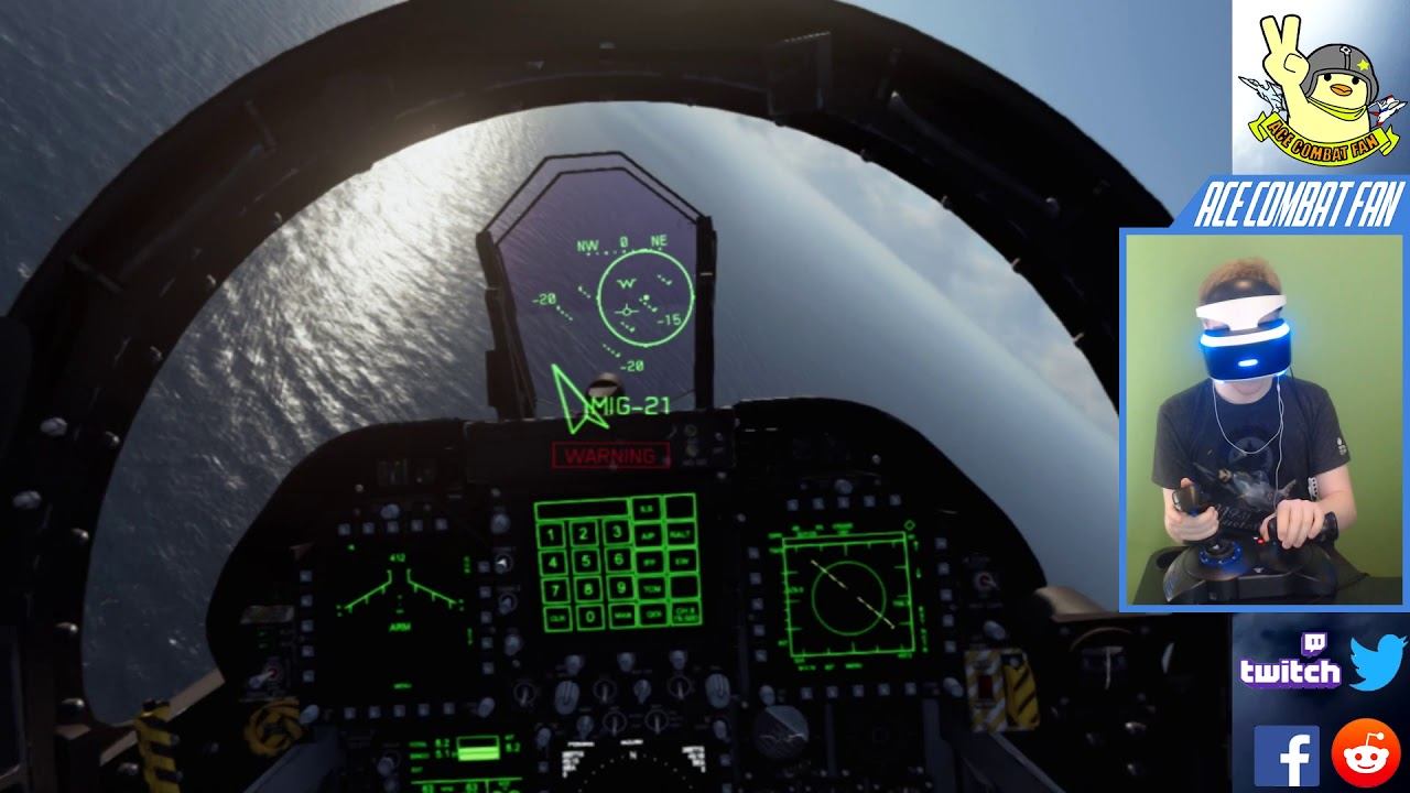 Let's Play Ace Combat 7 in VR | Mission #1 with the F-18 смотреть онлайн
