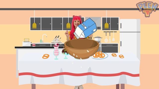 Let's Make A Cake Baking Song For Kids | Learning Videos and Songs for children