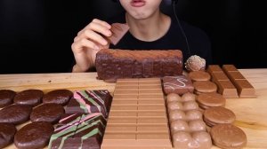 ASMR KITKAT DUBAI CHOCOLATE ICE CREAM NUTELLA DESSERT MUKBANG 두바이 초콜릿 먹방 ドバイチョコレート 咀嚼音 EATING SOUND