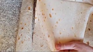 Фарш в лаваше. Вкусный ужин!