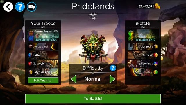 Brown Team No Legendary Troops - Gems of War смотреть онлайн