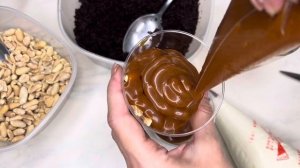 Трайфл Сникерс сборка, десерт в стакане/ Snickers trifle, dessert in a glass, assembly