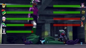 [SFM FNaF] Security Breach Fury's Rage vs Security Breach Villains WITH Healthbars