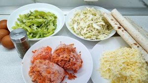 ВКУСНАЯ ПП ЗАПЕКАНКА С ЛАВАШОМ И ОВОЩАМИ