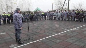 В Чертковском районе Ростовской области состоялась смена сводного отряда полиции