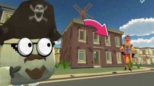 привет сосед в чикен Ган |hello neighbor in chicken gun|