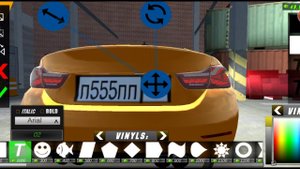Как сделать номер на машине в игре car parking multiplayer