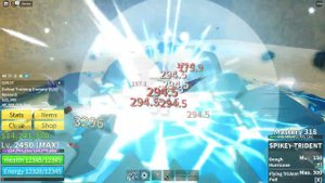 combo portal god human spikey trident | blox fruit combo