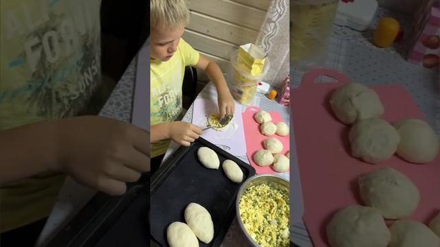 Пирожки с яйцом и луком #пироги #тесто #пирожкисяйцом #пирожки #пышноетесто #рецепттеста