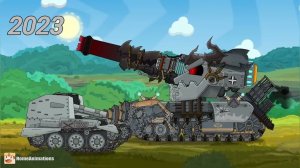 Эволюция Ваффентрагена 2019-2024 | HomeAnimations | -мультики про танки-