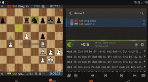 7 ПАРТИЯ... Дин Лижэнь vs Гукеш Доммараджу